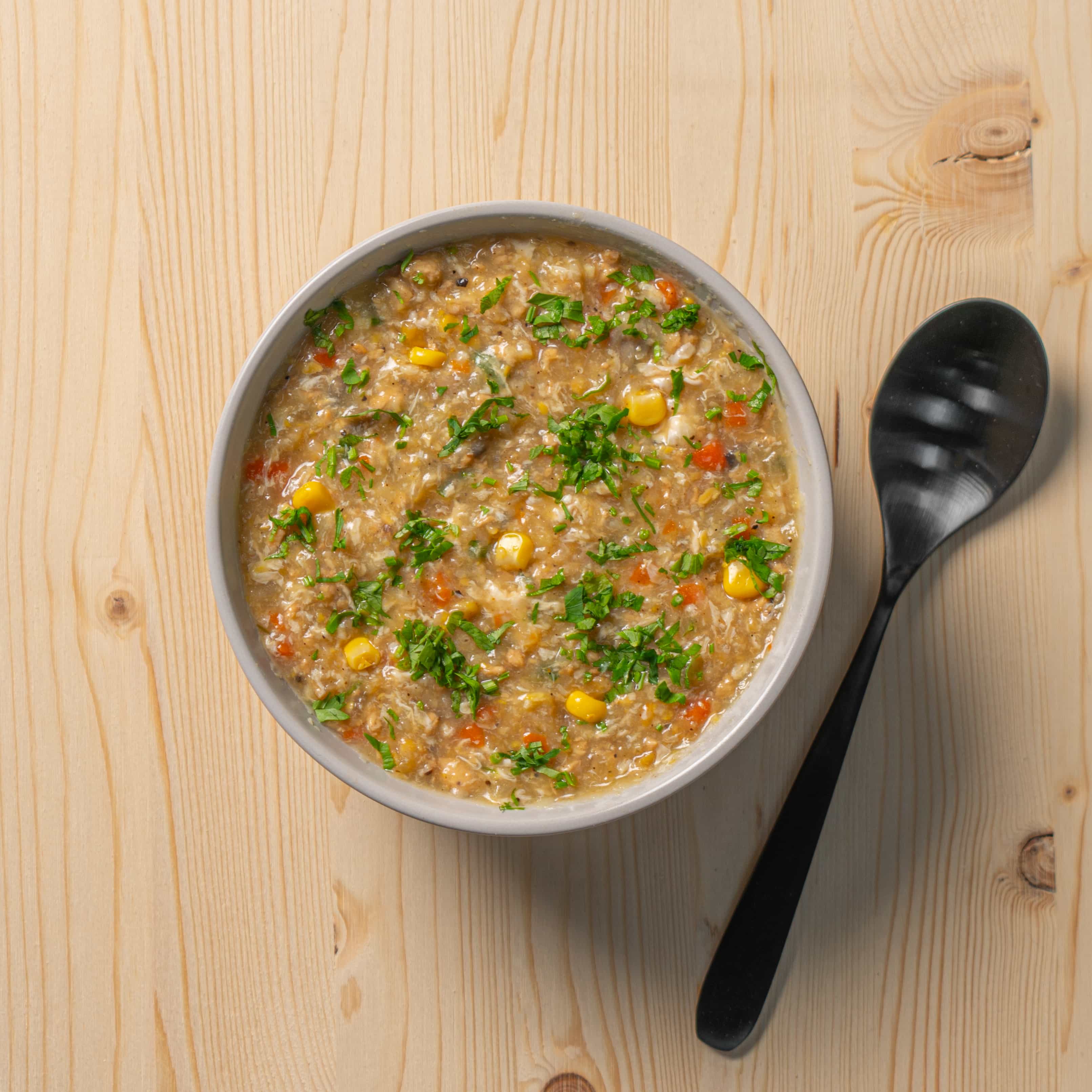 Sweet Corn Chicken Soup
