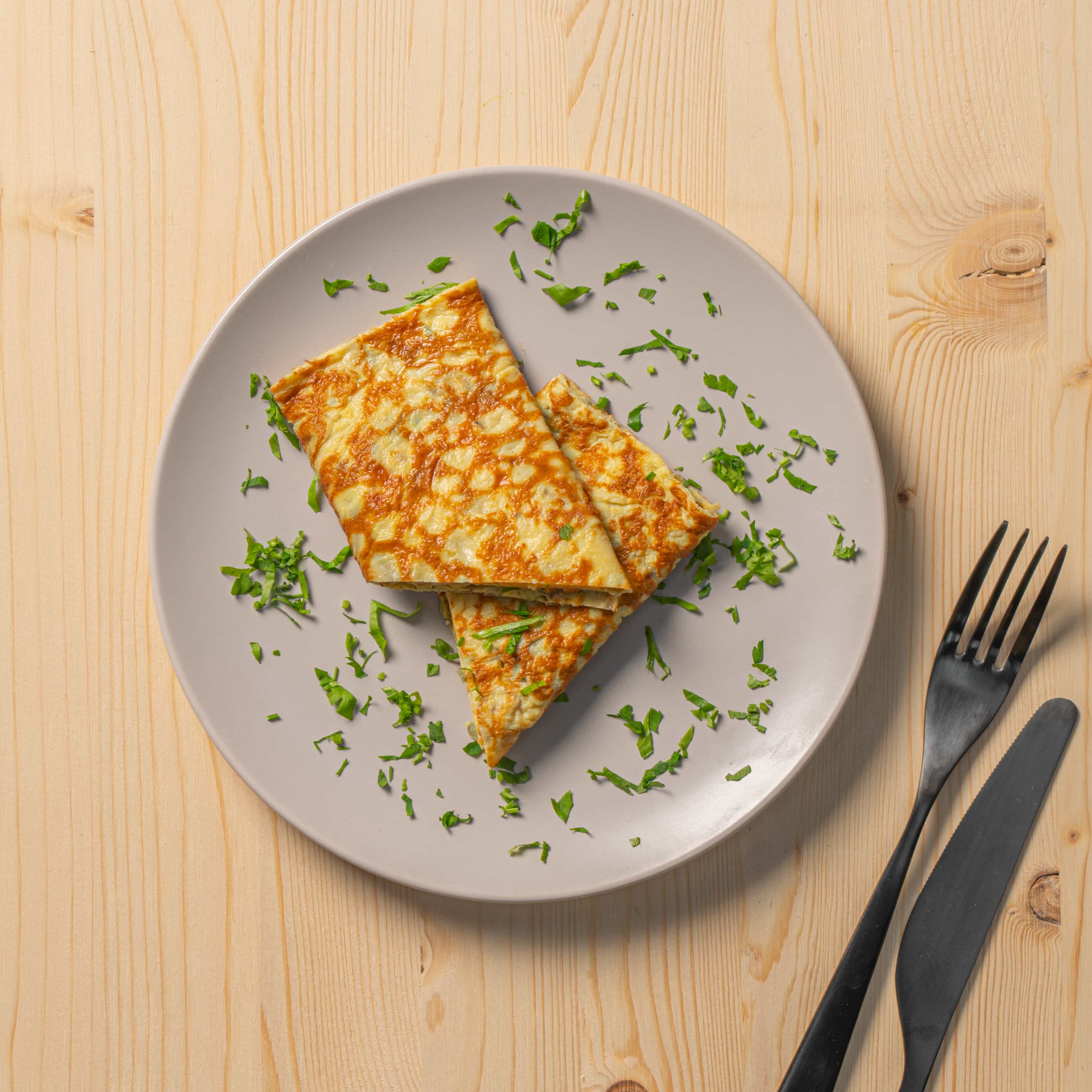Mushroom Omelete (V)
