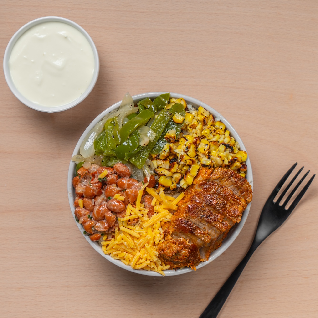 طبق ستيك بوريتو