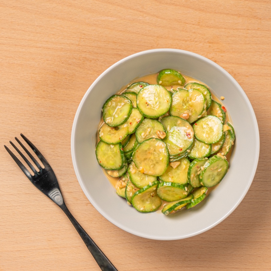Marinated Cucumber Salad (V)