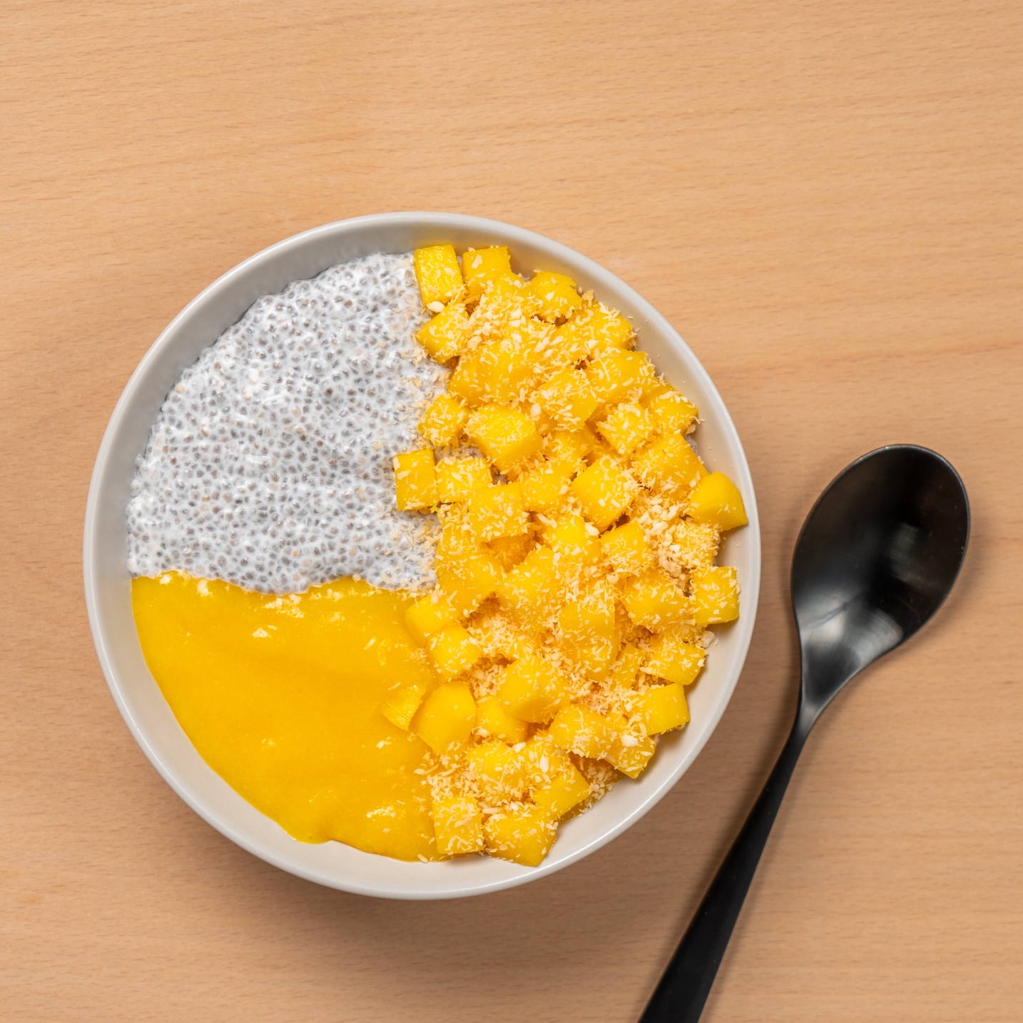 Mango Coconut Chia Pudding